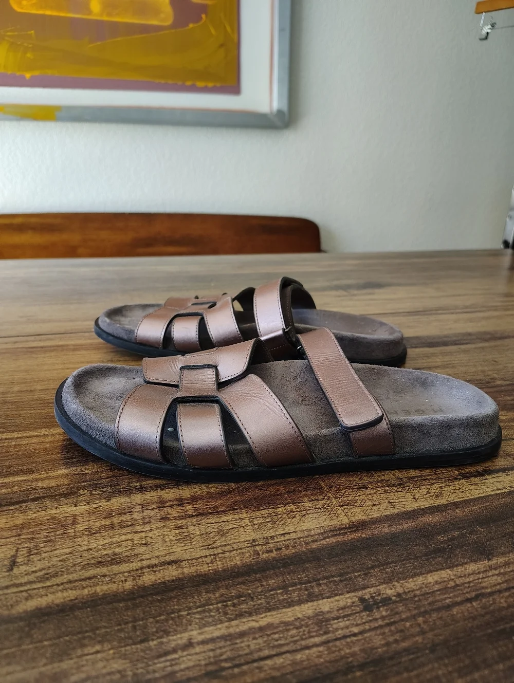 M.Gemi Emanuela in cocoa Leather Size 40 9 Sandals